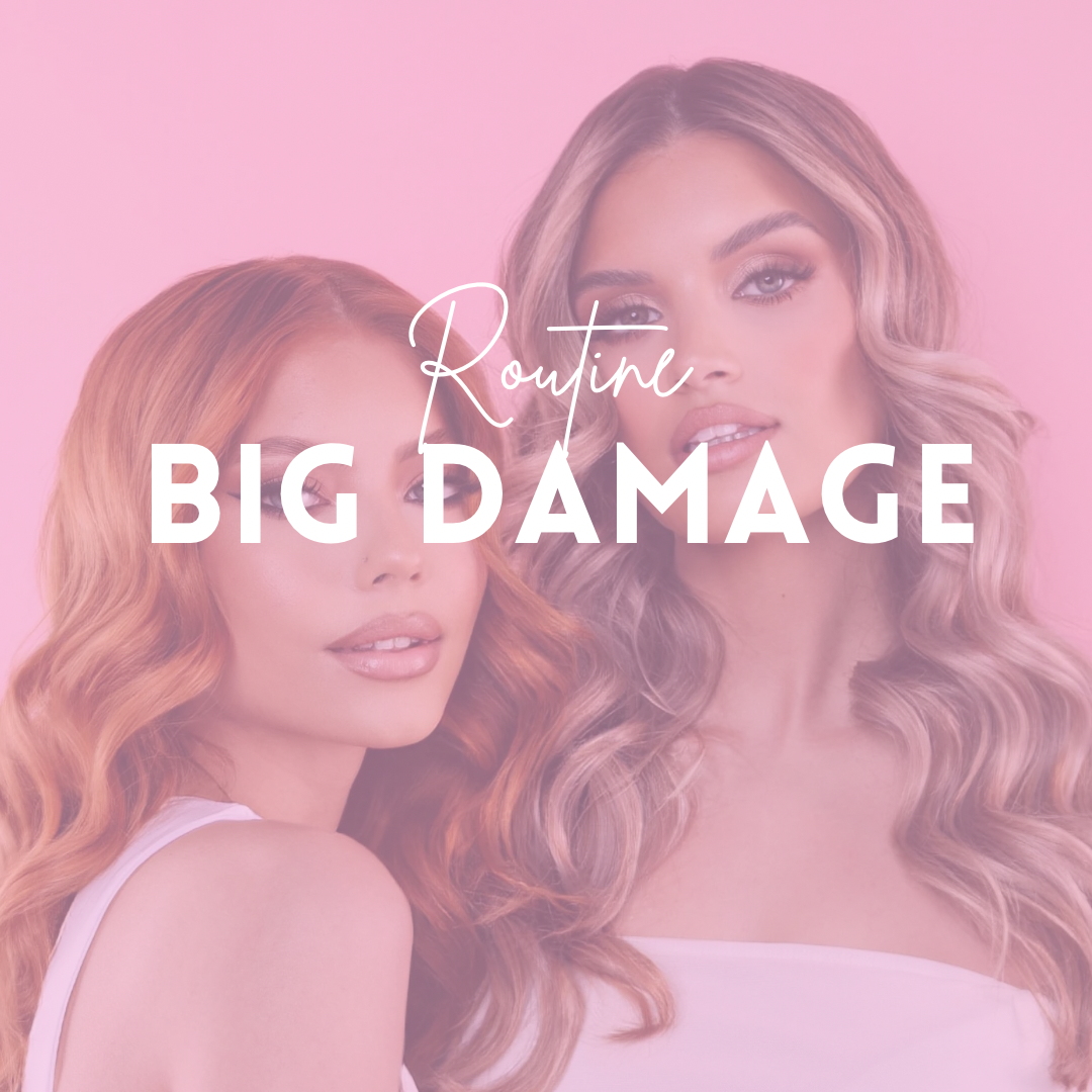 Routine BIG DAMAGE, cheveux cassants